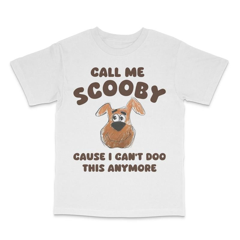 Call Me Scooby Custom Printed T-shirt Hoodie, Sweatshirt | GrindPrints.com