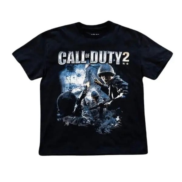 Call Of Duty 2 MW2 Vintage Gaming shirt Made Using 100% Us Cotton, Design & Printed In The USA Menswear Top Hoodie,...