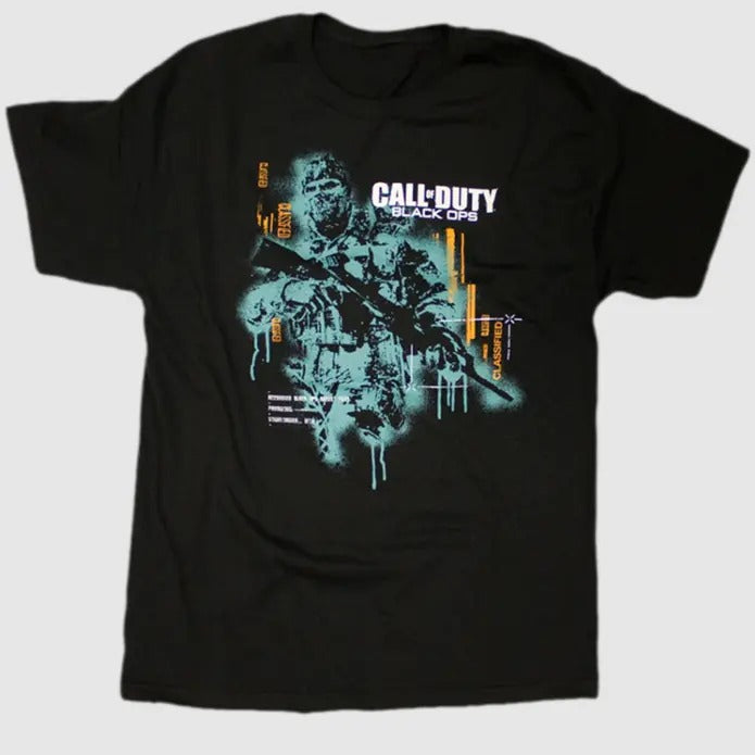 Call of Duty - Black Ops Classified Black Male T-Shirt Hoodie, Sweatshirt | GrindPrints.com