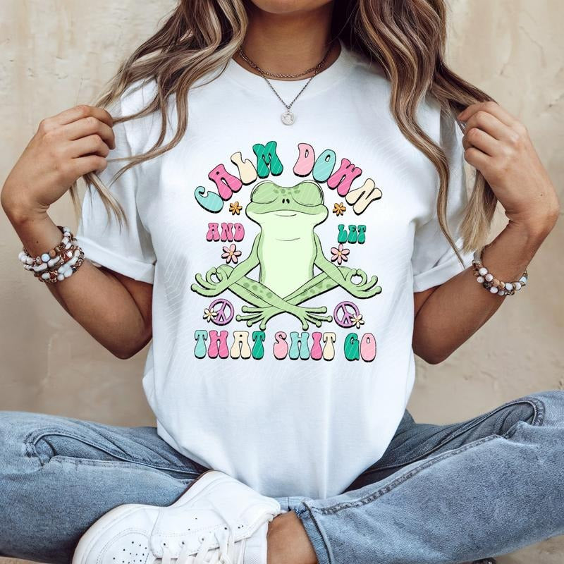Calm Down And Let That DTF Transfers - THIS IS NOT A SHIRT Hoodie, Sweatshirt | GrindPrints.com