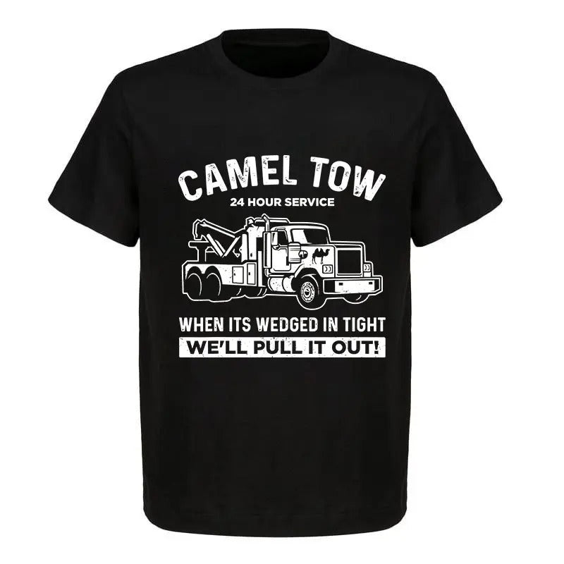 Camel Towing Shirt Tow Truck Adult Humor Camel Towing T-Shirt Hoodie, Sweatshirt | GrindPrints.com