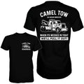 Camel Towing V2 Shirt - Adult Humor Tee for Men, 100% Cotton - Crewneck Hoodie, Sweatshirt | GrindPrints.com