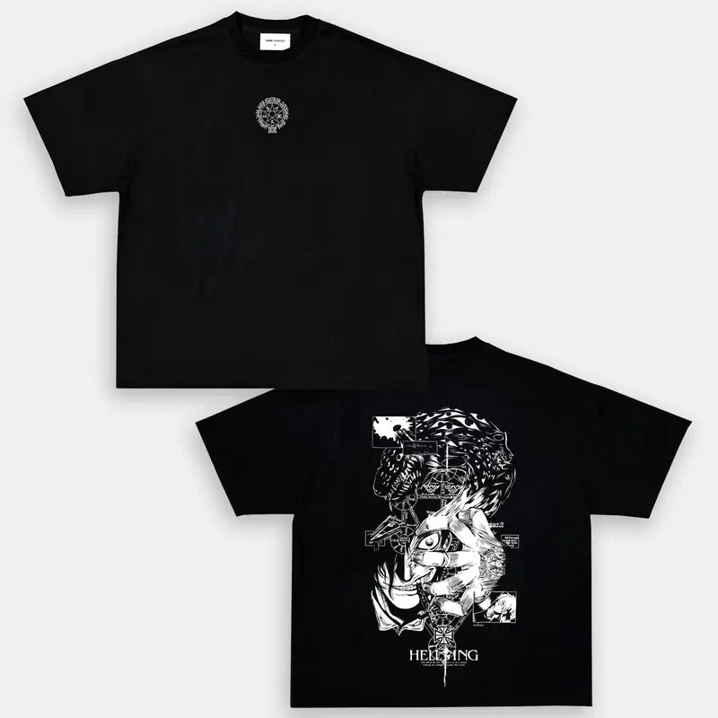 Camisa Killua Godspeed - Hunter X Hunter Ultimate Anime Double Printed Vintage  Tee Unisex Oversize Anime Manga...