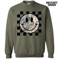Camo Checker Happy Face Sweatshirt 'NLB' T-Shirts, Hoodie | GrindPrints.com