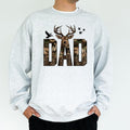 Camo Hunting Dad Sweatshirt, Mallard Duck Buck Hunt Graphic Tops, Daddy Hunter Crewneck, Hunting Gifts for Husband,...