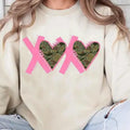 Camo Hunting Valentines Heart Valenday Shirt, XOXO Camo Hearts Preppy Loved Deerly Sweater, Valentine Day Gift for Her...