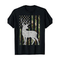 Camouflage American Flag Deer Elk Stag Camouflage Hunting Hunter Gift T-Shirt Made in USA Hoodie, Sweatshirt