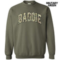 Camouflage Baddie Sweatshirt 'NLB' T-Shirts, Hoodie | GrindPrints.com