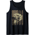 Camouflage USA Flag Big Mouth Bass Vintage Fishing Tank Top Made USAstyle{N002}2 T-Shirts, Hoodie, Sweatshirt