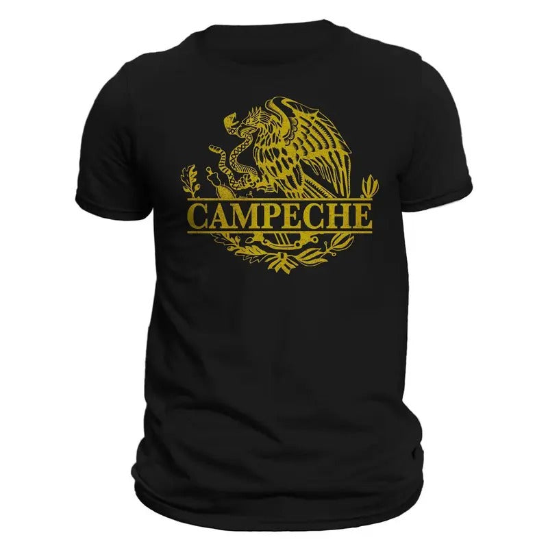 Campeche Mexico Eagle Emblem Mexican T-Shirt Hoodie, Sweatshirt | GrindPrints.com