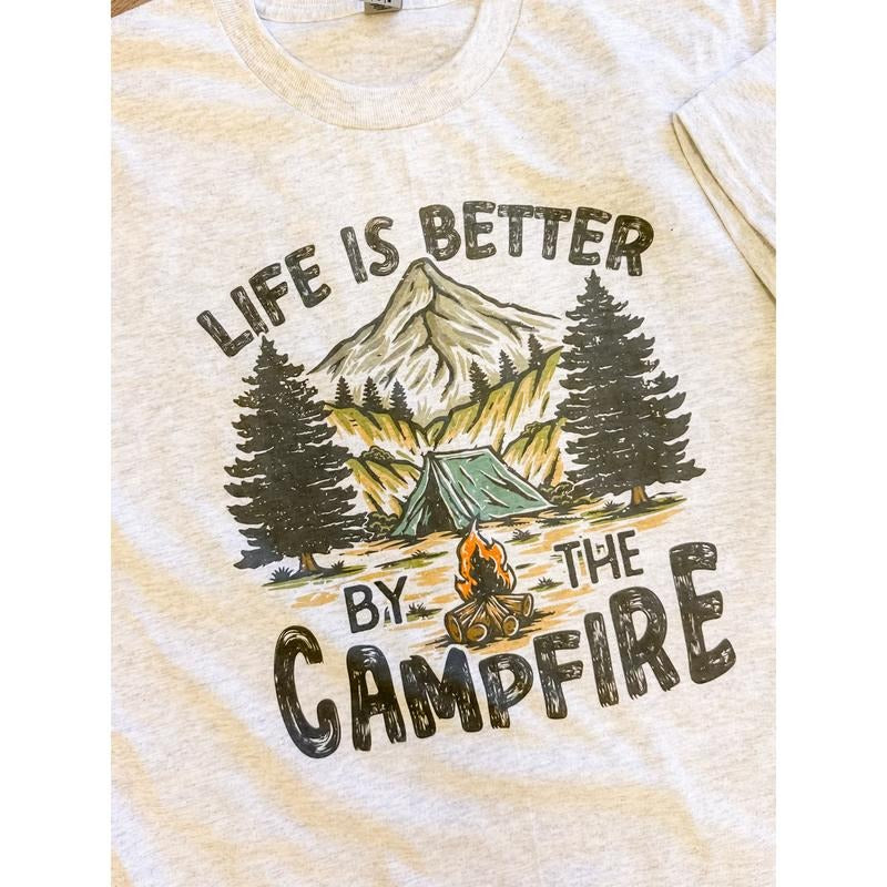 Campfire Graphic Top T-Shirts, Hoodie, Sweatshirt | GrindPrints.com