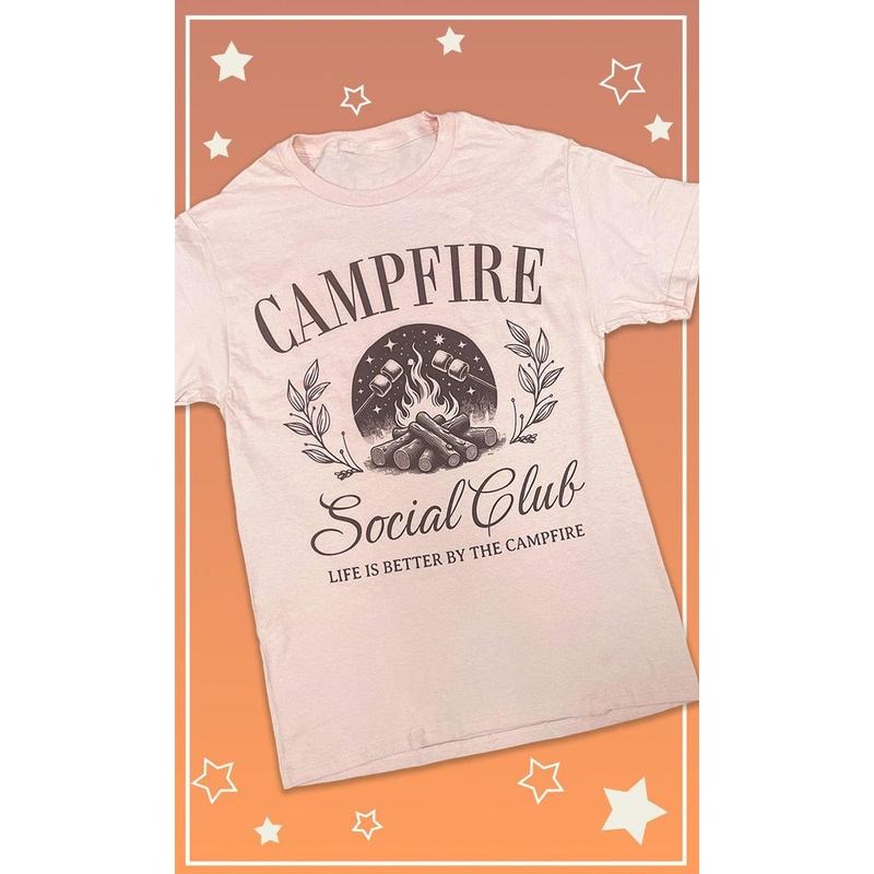 Campfire Social Club Graphic T-Shirt Hoodie, Sweatshirt | GrindPrints.com