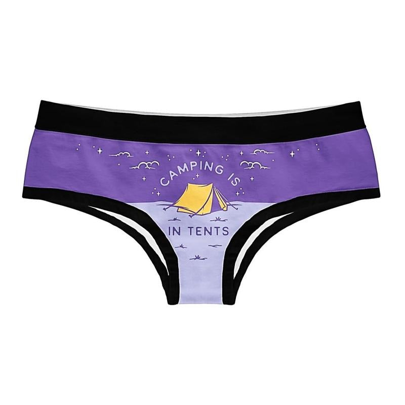 Camping Is Tents Panties Funny Outdoor Lover Nature Intense Novelty Underwear Funny Underwear Funny Camping Novelty Panties Purple T-Shirts, Hoodie, Sweatshirt