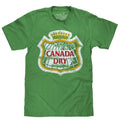 Canada Dry Distressed Logo T-Shirt - Green Hoodie, Sweatshirt | GrindPrints.com