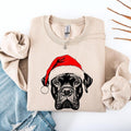 Cane Corso, Santa, Dog, Christmas, Dog Lover, Pet Sweatshirt, Crew Neck, Women's, Crewneck T-Shirts, Hoodie | GrindPrints.com