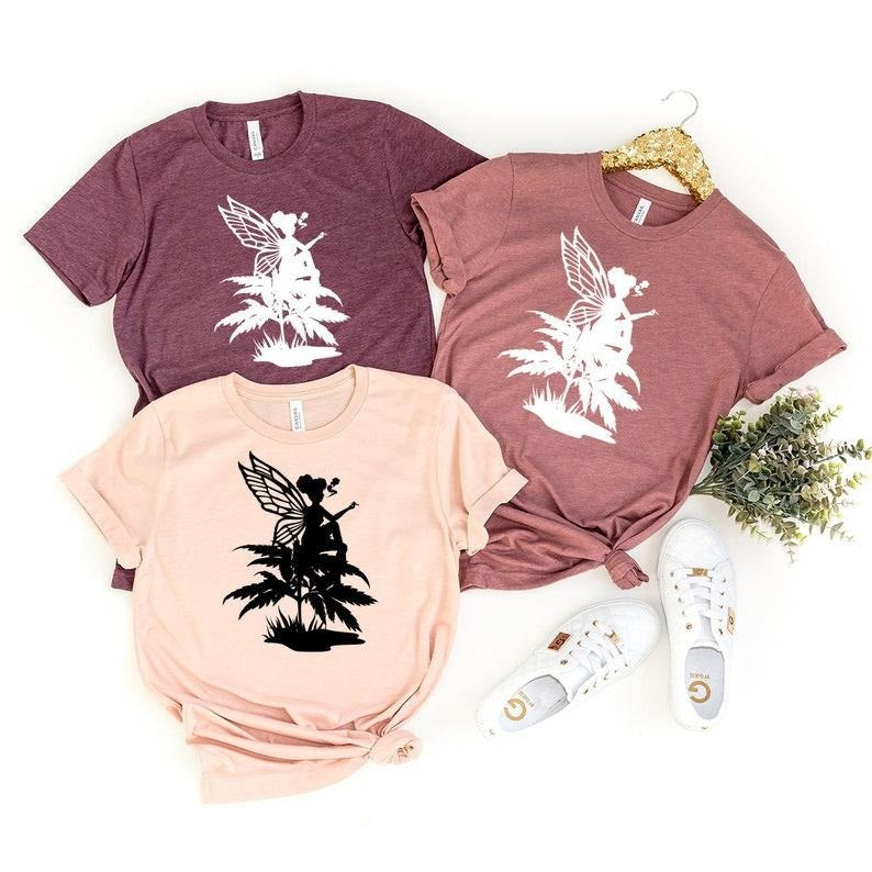 Cannabis Fairy Shirt, Weed Shirt, Funny Pothead Tee, Weed Fairy Tee, Funny Weed Shirt, Marijuana Shirt, Marijuana T...