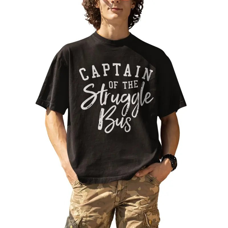 Captain Of The Struggle Bus T-Shirt Hoodie, Sweatshirt | GrindPrints.com