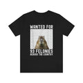 Capybara Mugshot Wanted Poster Meme, Capybara Committing Crimes Tee, Capybara Lover shirt, Capybara Funny Meme Shirt ,...