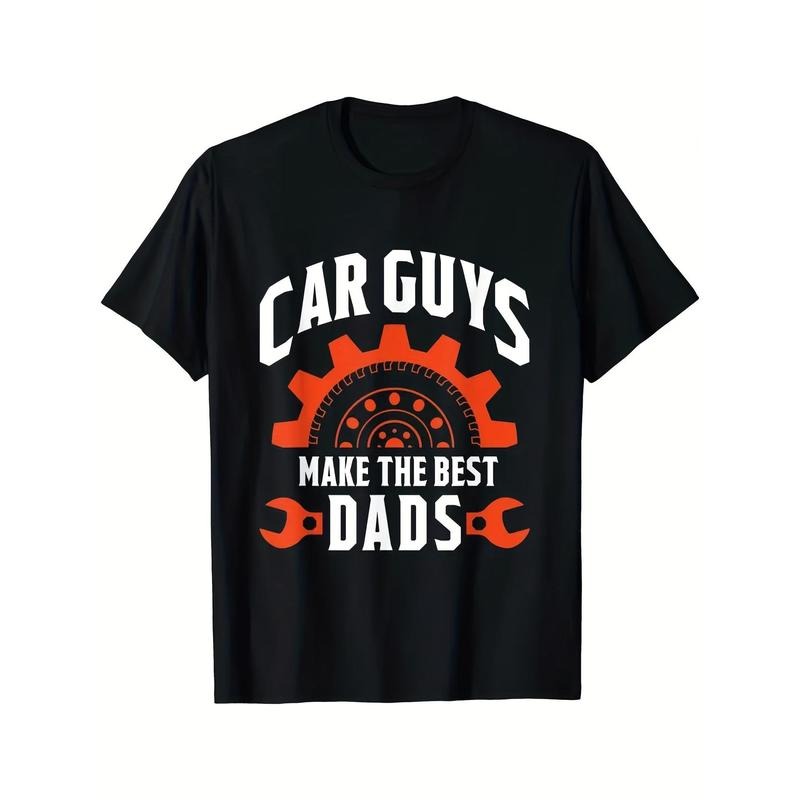 Car Lovers make the best Dads - Father's Day Gift T-shirt Cotton Men's T-shirt Casual T-shirt popular Made in USA Hoodie,...