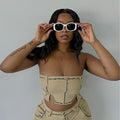 Cargo Denim Tube Top W. Zippered Closure T-Shirts, Hoodie, Sweatshirt