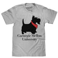 Carnegie Mellon University Scotty Dog T-Shirt - Gray Hoodie, Sweatshirt | GrindPrints.com