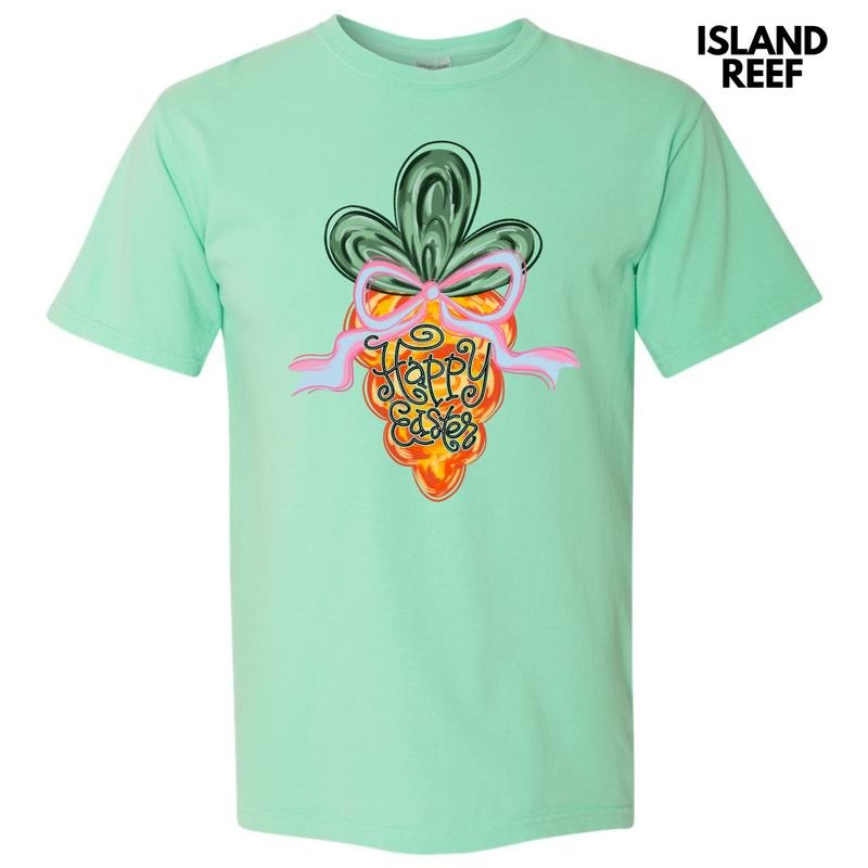 Carrot Happy Easter Comfort Colors T-Shirt 'NLB' Hoodie, Sweatshirt | GrindPrints.com