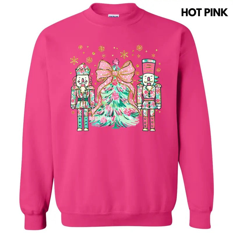 Cartoon Floral Nutcrackers Sweatshirt 'NLB' T-Shirts, Hoodie | GrindPrints.com