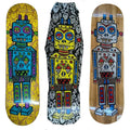 Carve Forever! Robot Woodcut Skateboard Deck T-Shirts, Hoodie, Sweatshirt | GrindPrints.com