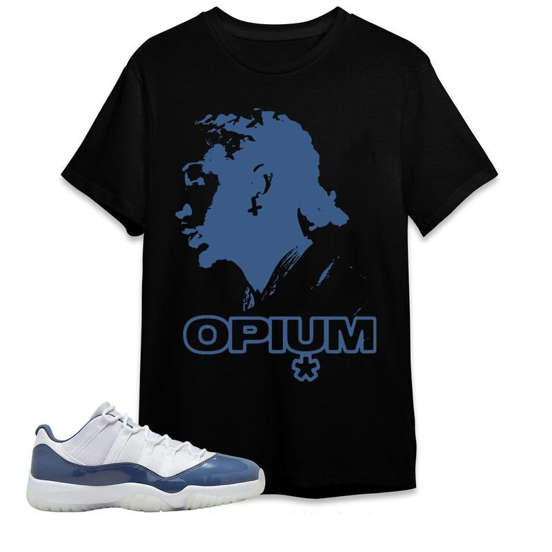 Cash Carti Diffused Bllue Unisex T-shirt, 11S Diffused Bllue Unisex Shirt, Streetwear Y2K Shirt, Casual Cotton Menswear...