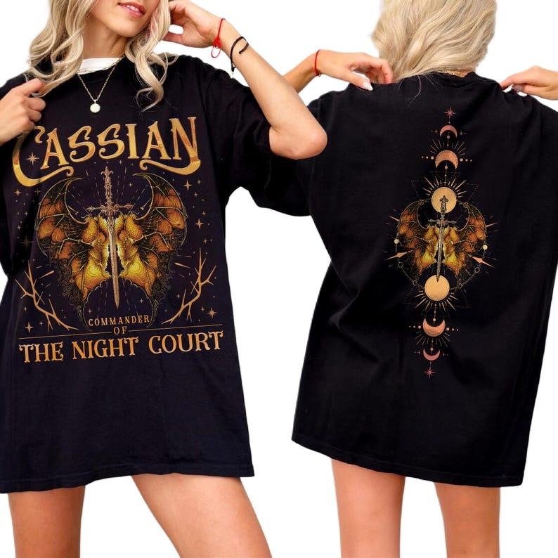 Cassian shirt, Commander Of The Night Court shirt, Bat Boys tee, Acotar Court Crescent City, dark romance shirts Hoodie,...