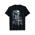 Casual Gaming Skeleton Crew Neck T-Shirt