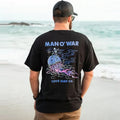 Casual Man O' War Print T-shirt Menswear Top Tshirt Streetwear Hoodie, Sweatshirt | GrindPrints.com
