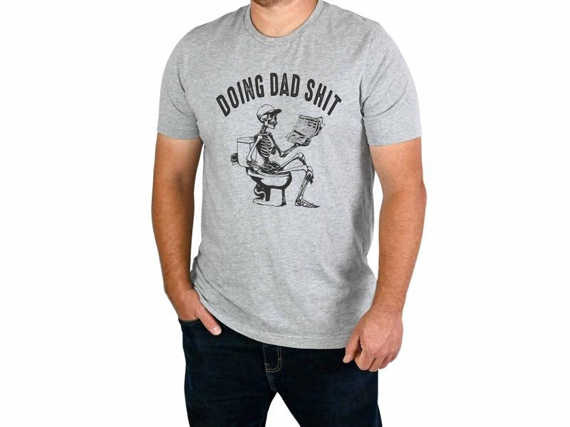 Casual, Cotton Doing Dad Sh$t Unisex Sizing T Shirt for Men - Fatherhood Graphic Shirt for Dad - Birthday Gift for Him -...