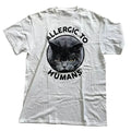 Cat Allergic To Humans T-Shirt, Unisex Graphic Tees Gothic Grunge Y2k Emo Scene Amity Affliction Style Clothes Men Women...