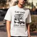 Cat Dad Golf Club VIntage Graphic T-shirt, Cat Lover tee, funny golf gifts, gifts for dad Hoodie, Sweatshirt