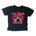 Cat Fight Champ Baby Tee, Gothic Emo Girl Baby Tee, Y2k Top Women Streetwear, Grunge 2000s, Women Fitted T-Shirt, Gift...