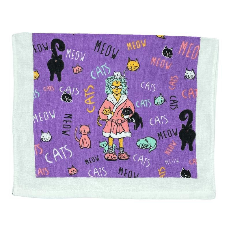 Cat Lady Funny Kitten Lovers Tea Towel Funny Dish Towels Soft Adsorbent Tea Towel T-Shirts, Hoodie, Sweatshirt