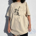 Cat Playing Violin Shirt, Cute Retro Minimalistic Graphic Tee, Cat Lovers Gift, Soft Distressed Cotton Shirt, Music...