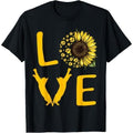 Cat Sunflower Gifts For Cat Lovers, Cat Mom, Men, T-Shirt Made in USA Hoodie, Sweatshirt | GrindPrints.com