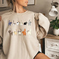 Cat Sweatshirtcat Butt Theme Sweatshirtcat Crewneck Sweatshirtcat Mom Giftcat Lover Gift Cat Mama Shirtcat Teecats' Back...