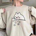 Cat Throwing Dice Sweatshirt, DnD Unisex Shirt, Dungeon Master Sweatshirt, Tabletop RPG Tee, Tabletop Games, RPG Shirt,...