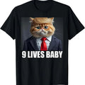 Cat Trump 9 Lives Baby Cotton Full Size T-Shirts, Hoodie, Sweatshirt