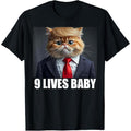 Cat Trump 9 Lives Baby T-Shirt made in usa Hoodie, Sweatshirt | GrindPrints.com