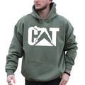 Cat With Woman Hoodie Sweatshirt T-shirt, Unisex Classic Fabric | GrindPrints.com