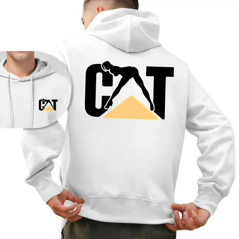 Cat Woman Shirt Cat Woman Classic Fabric Shirt Lady Cat Menswear Tops Human Casual Long Sleeve T-Shirts, Hoodie, Sweatshirt