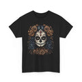 Catrina Día de los Muertos Shirt Skeleton Brown Flowers Day of the Dead Sugar Skull Women Unisex T Shirt Summerween...
