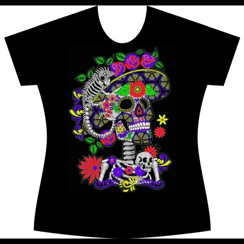 Catrina blouse Cotton Black Women Blouse T-Shirts, Hoodie, Sweatshirt | GrindPrints.com
