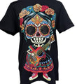 Catrina con guitarra T-shirts for Mens Crewneck Hoodie, Sweatshirt | GrindPrints.com