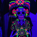 Catrina mexicana T-shirt Casual Cotton Black Hoodie, Sweatshirt | GrindPrints.com