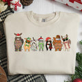 Cats Christmas Crewneck Sweatshirt, Hoodie, T-shirt | GrindPrints.com